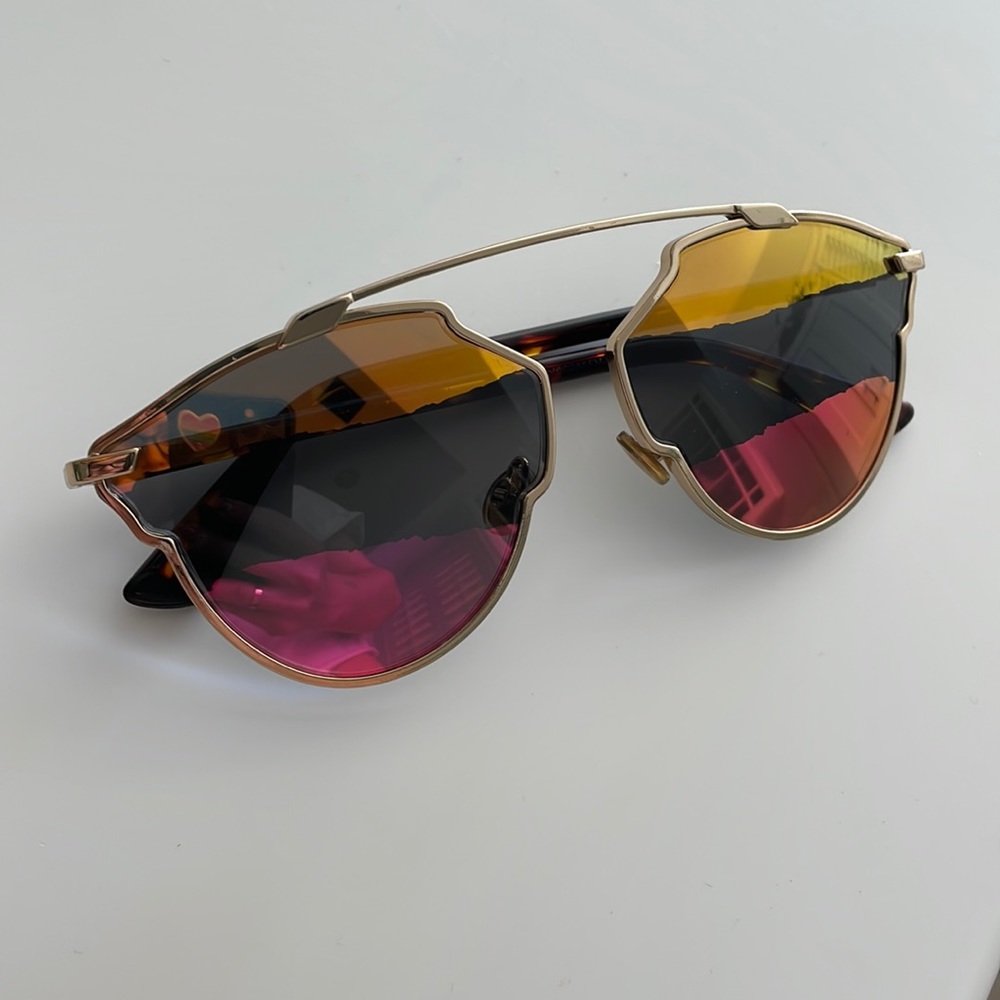 DIOR So Reals. Tri colored glasses